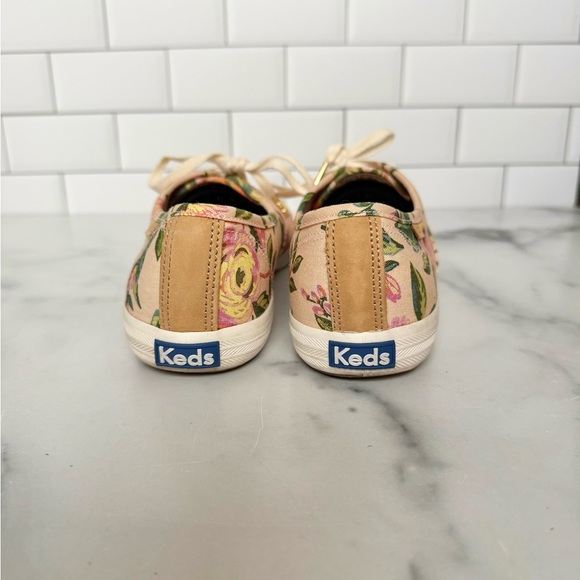Keds x Rifle Paper Co Women's Peach Floral Sneaker - Picture 7 of 9